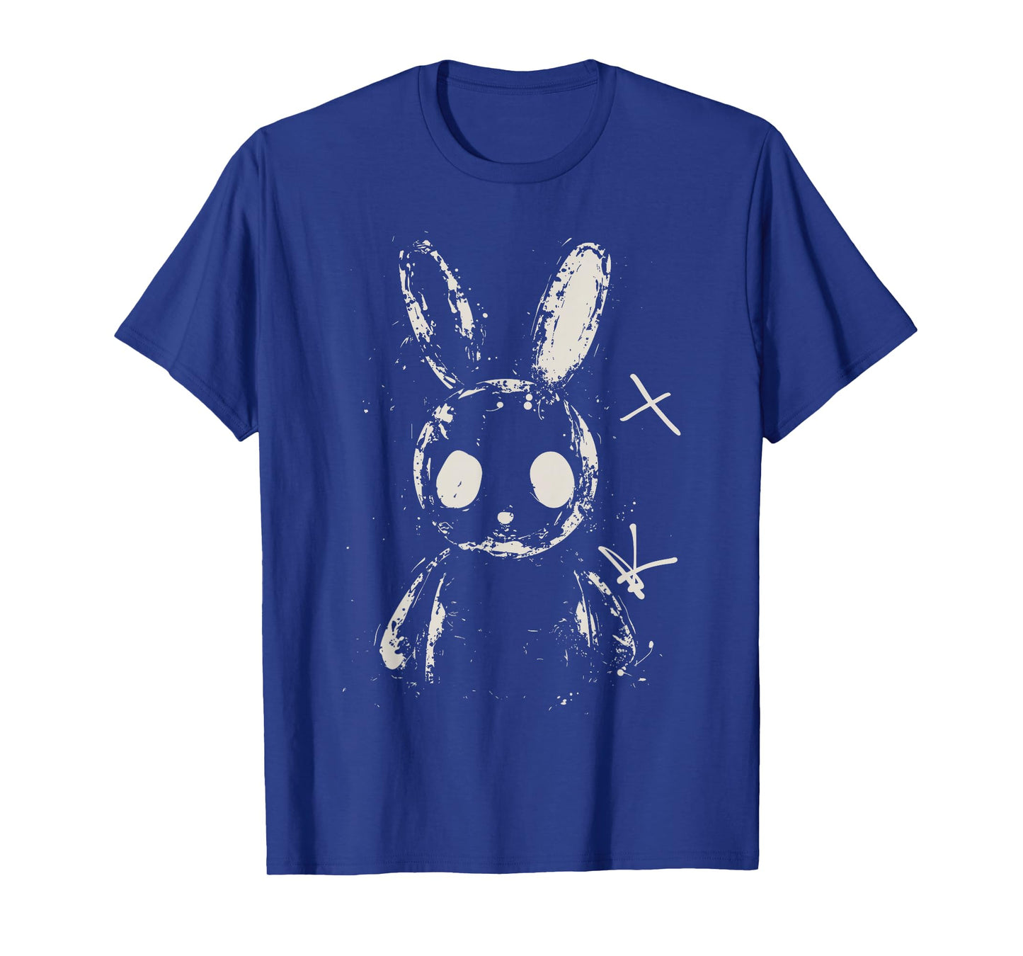 Creepy Cute Bunny Rabbit Alt Goth Grunge Horror Aesthetic T-Shirt, Small