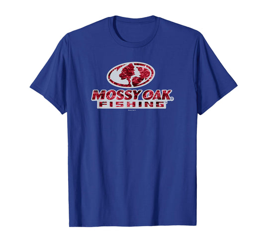 Mossy Oak Fishing Open Water Classic Red Logo T-Shirt