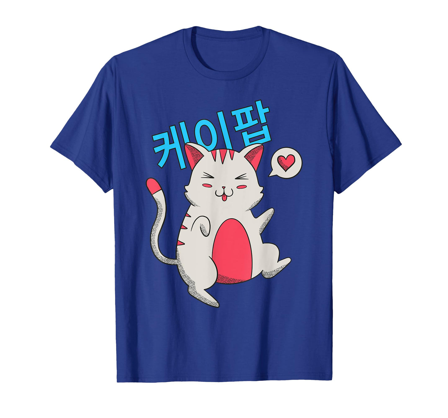 K-Pop Cat Graphic Shirts Kawaii Cute K Pop Korean Teen Girls T-Shirt