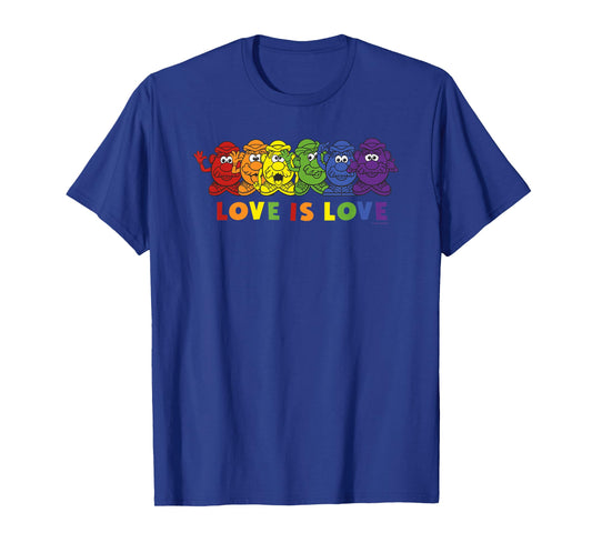 Mr. Potato Head Many Rainbow Potato Heads Love Is Love T-Shirt