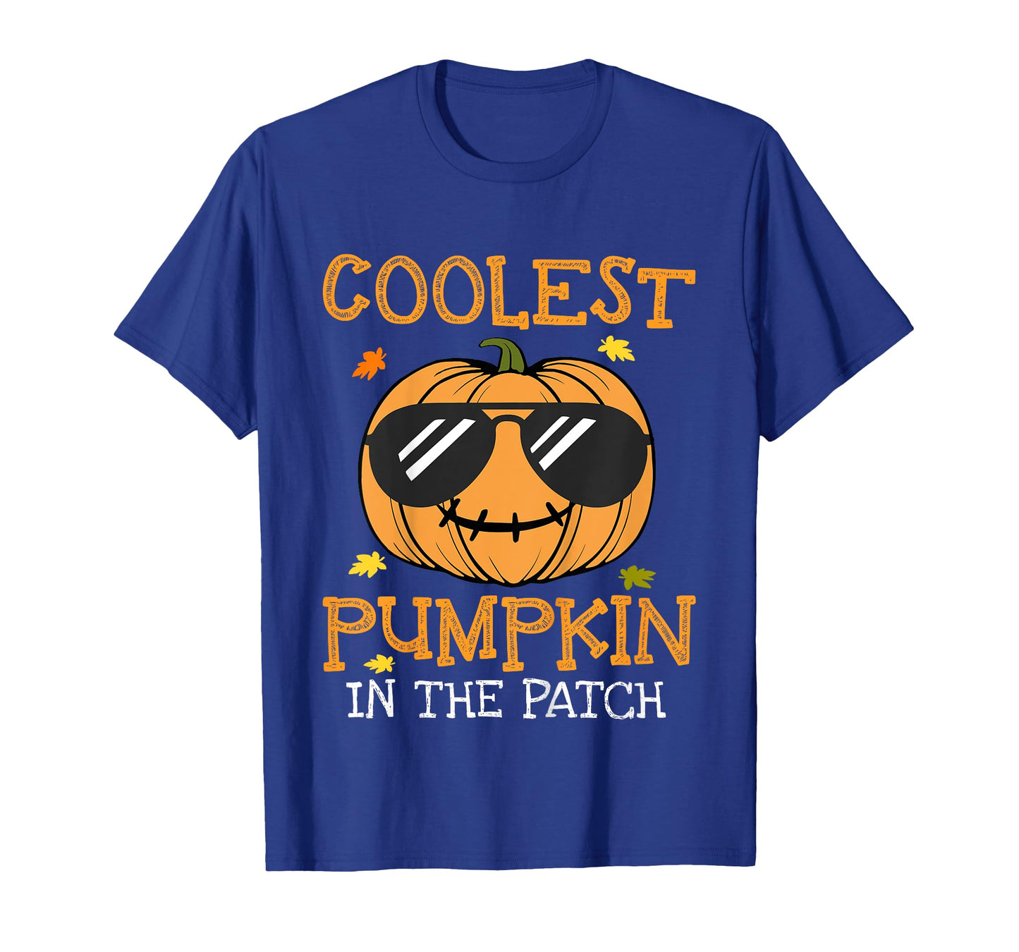Kids Coolest Pumpkin In The Patch Halloween Costume Toddler Boys T-Shirt
