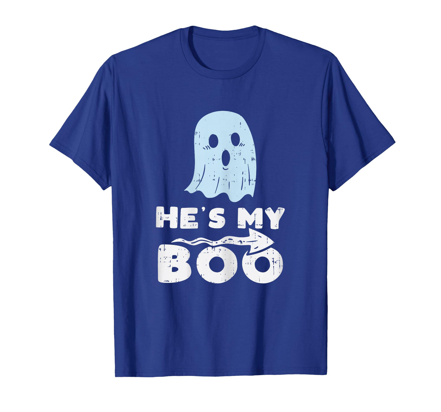 Hes My Boo Cute Matching Couple Halloween Costume Girlfriend T-Shirt