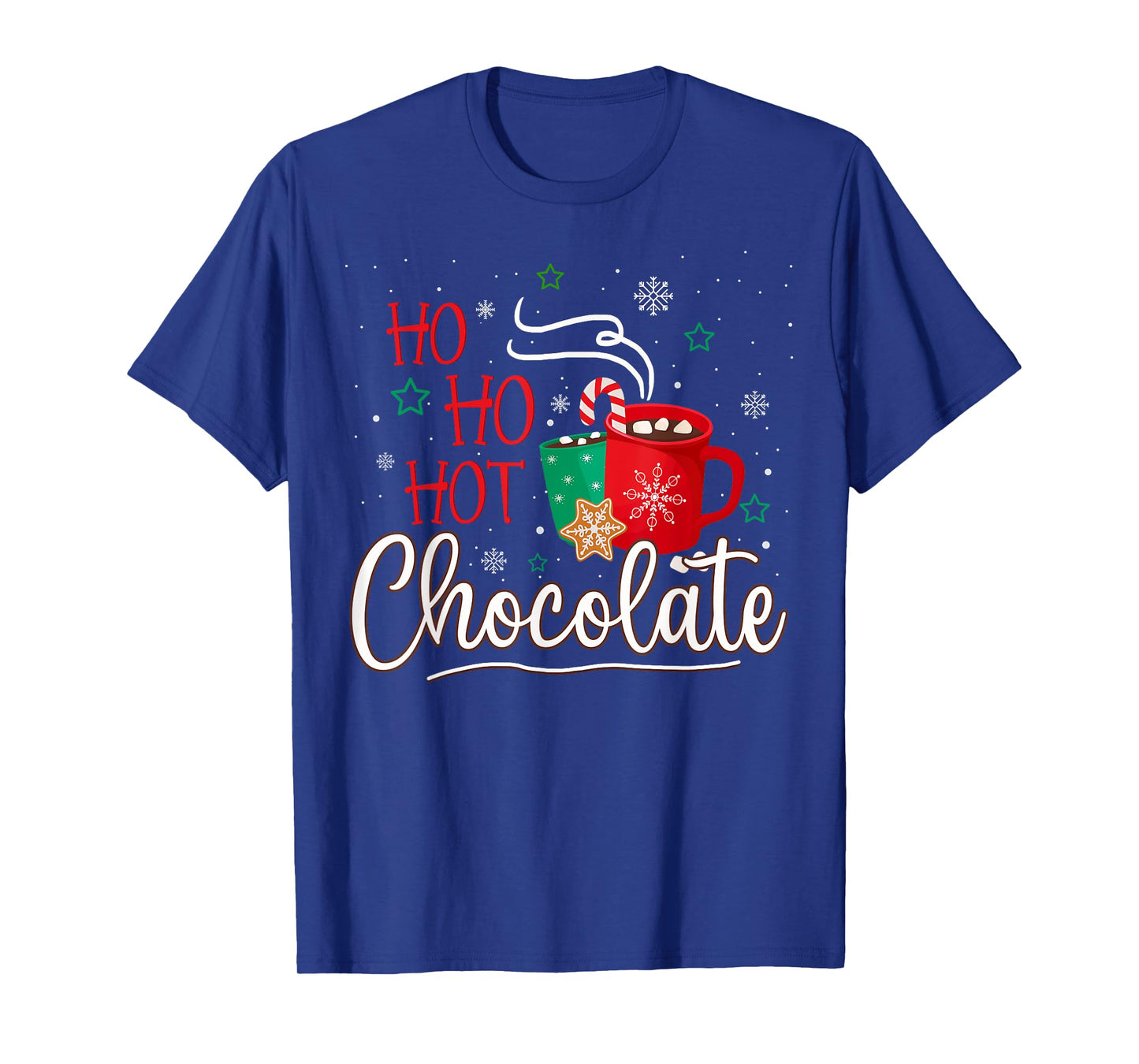 Christmas Mugs Cocoa Lover Ho Ho Hot Chocolate Ugly Sweater T-Shirt