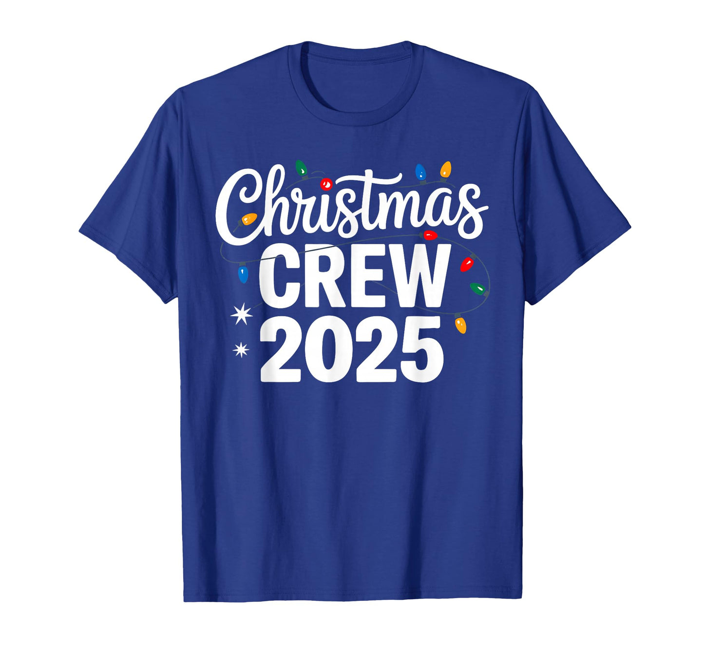 Christmas Crew 2025 Family Christmas Pajamas Xmas Matching T-Shirt
