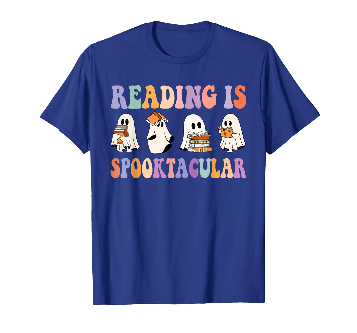 Ghost Reading Is Spooktacular Halloween Ghost Reading Books T-Shirt