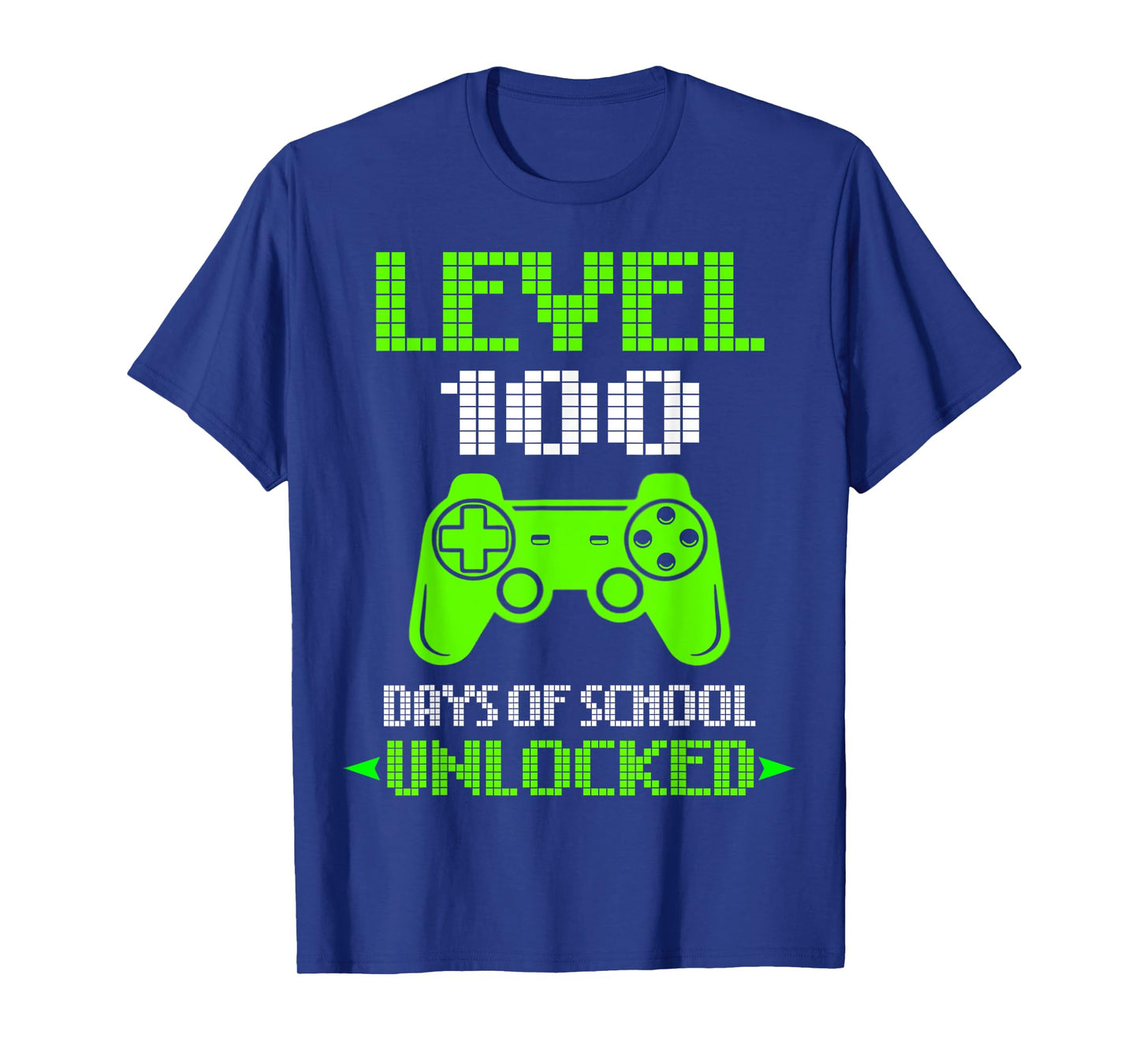 100th Day Of School Shirt Kids Video Games Boy Gift Gamer T-Shirt