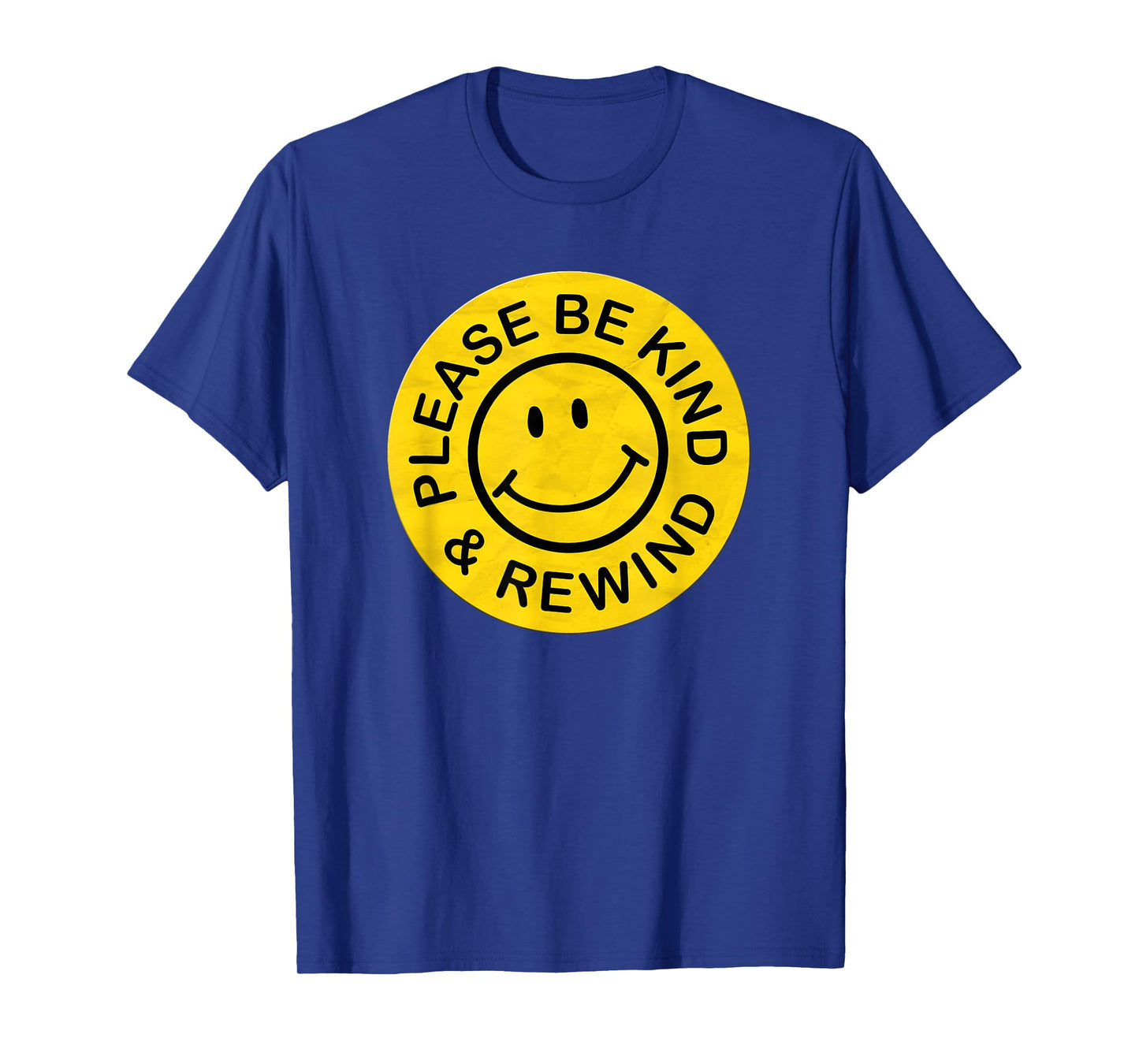 Be Kind Rewind Shirt Retro Nostalgia Sticker 80s 90s Tee T-Shirt