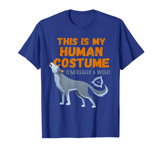 Therian wolf costume this is my human otherkin quadrobics T-Shirt