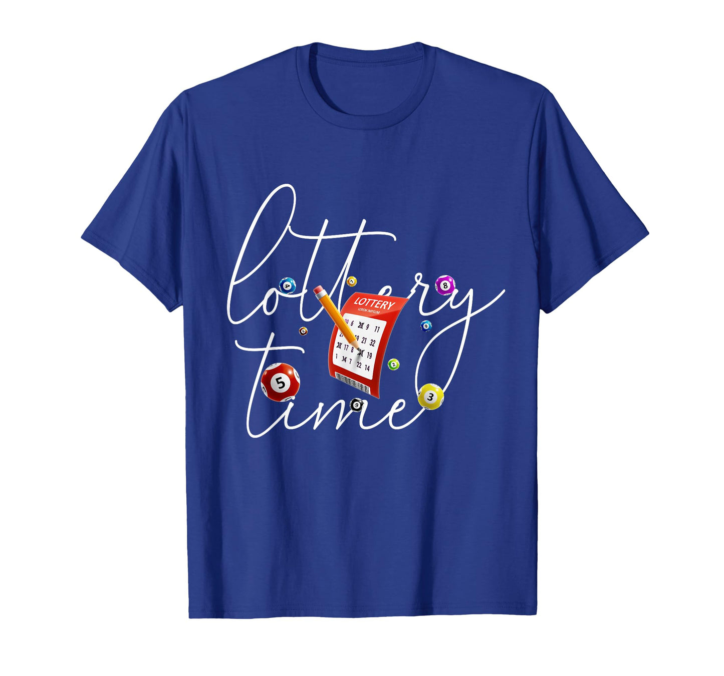 Lottery Scratcher Men Women Lucky Player Funny Bingo T-Shirt