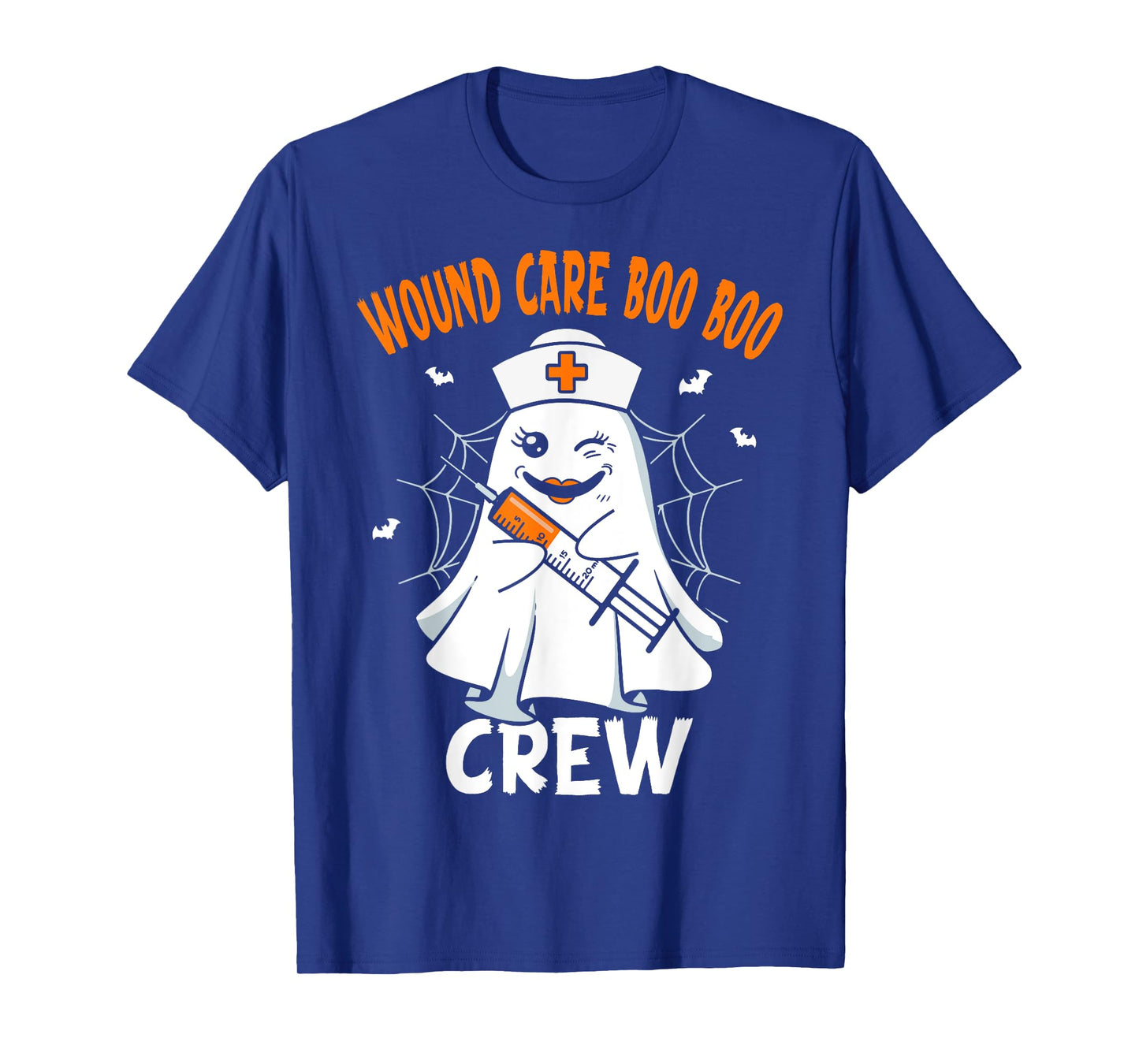 Wound Care Nurse Boo Crew Nurse Halloween Costume for Women T-Shirt