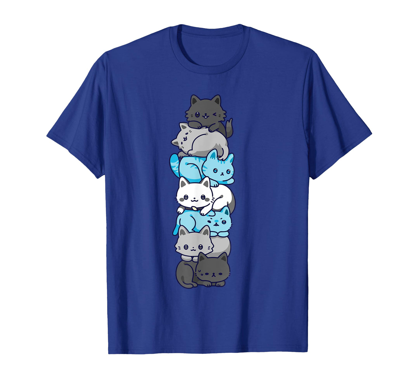 Demiboy Pride Cat LGBT Demi Boy Flag Stuff Cute Kawaii Cats T-Shirt