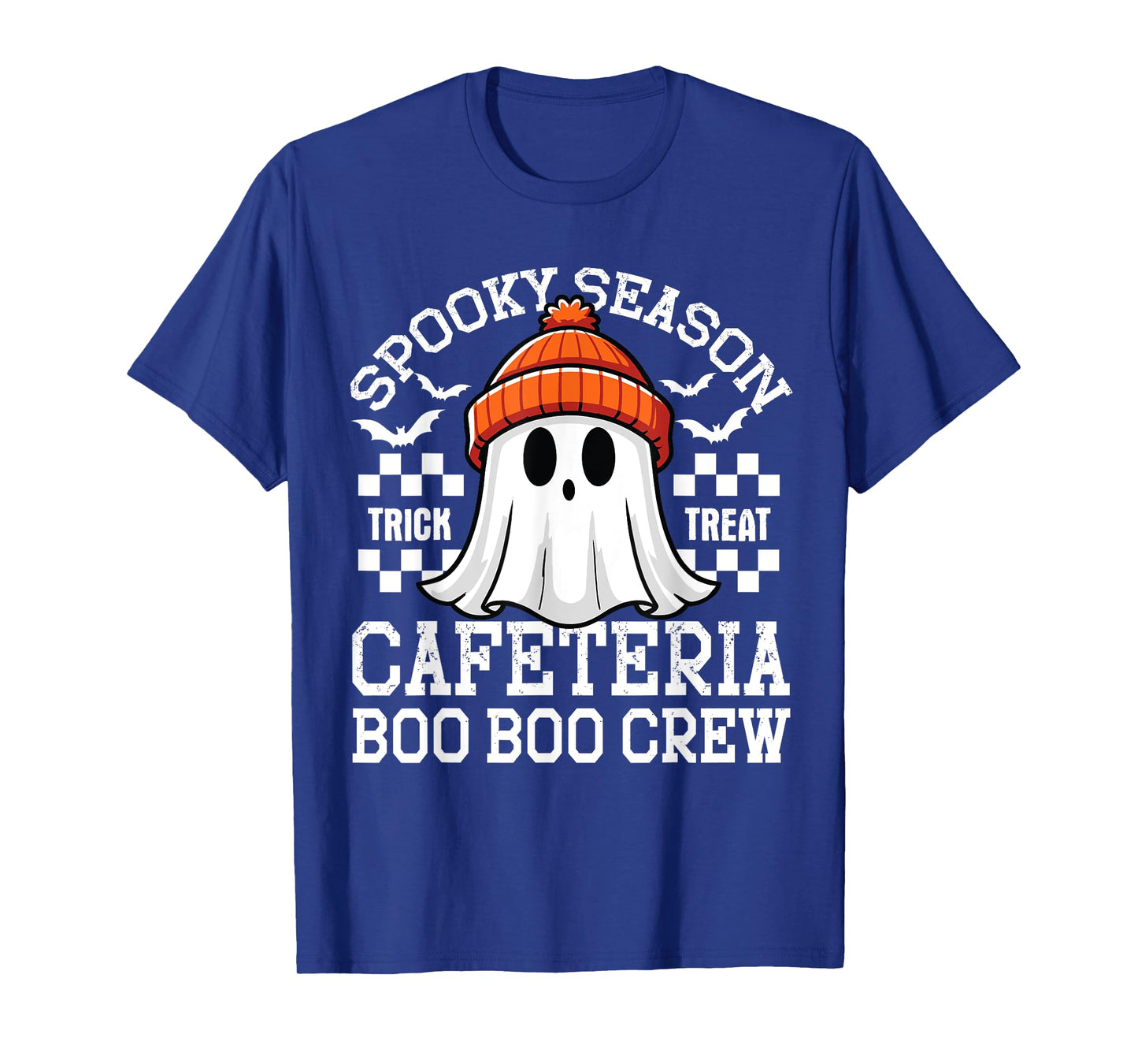 Spooky Season A Cafeteria Boo Crew Teacher Lunch Lady Squad T-Shirt