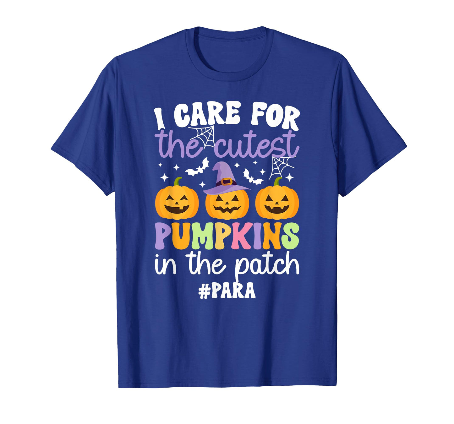 Cutest Pumpkins Spooky Para Halloween Paraprofessional T-Shirt