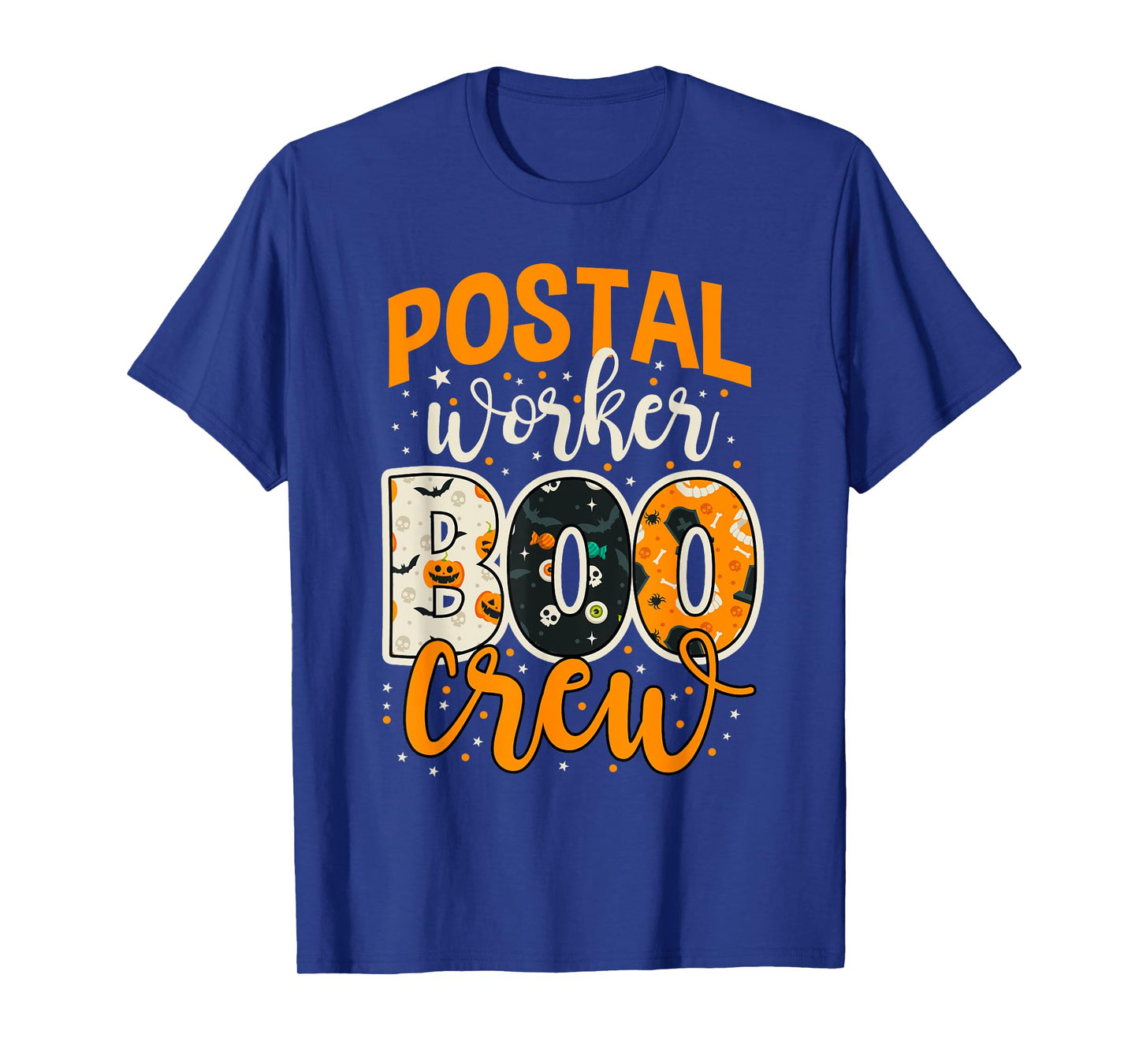 Postal Worker Boo Crew Funny Halloween Postal Worker T-Shirt