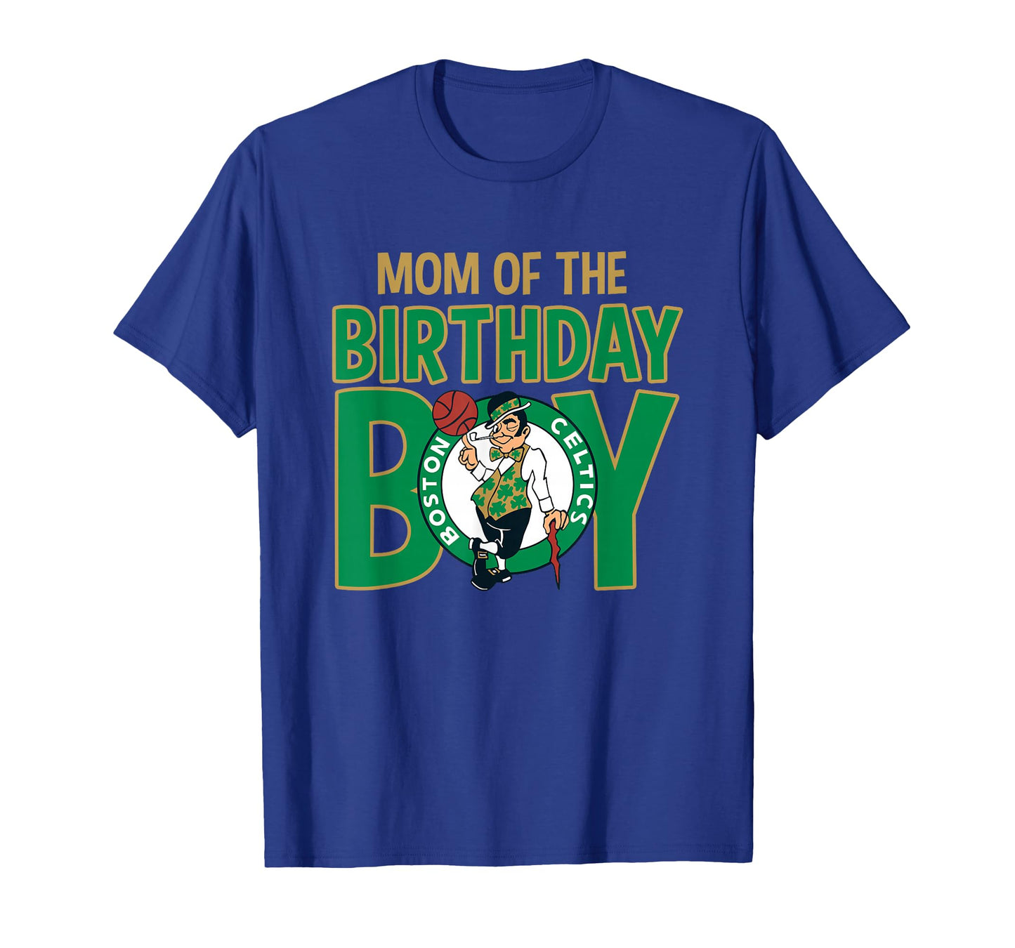 NBA Boston Celtics Mom Of The Birthday Boy T-Shirt