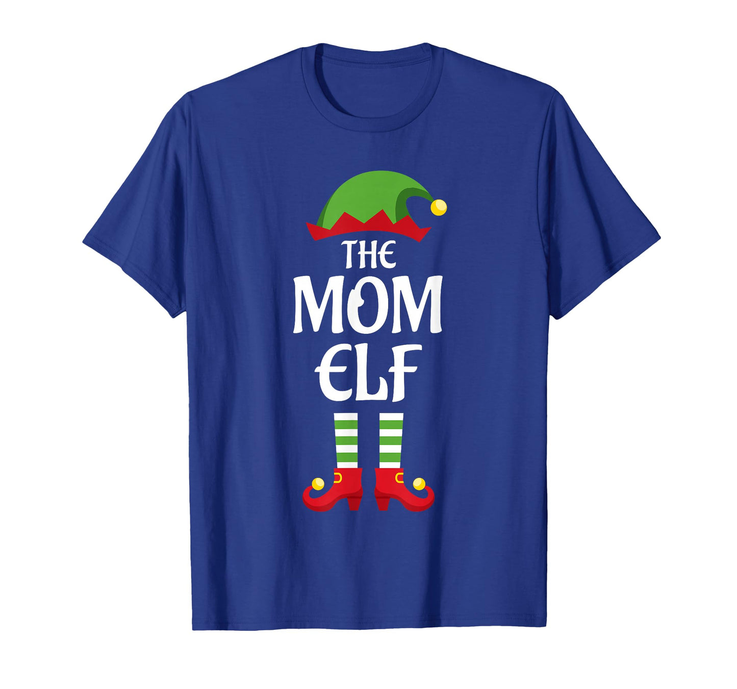 Mom Elf Family Matching Group Christmas T-Shirt