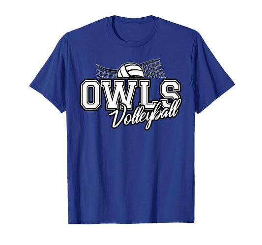 Owls Volleyball Back to School Spirit T-Shirt