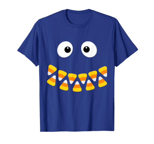 Cute Candy Corn Face For Halloween Costume T-Shirt