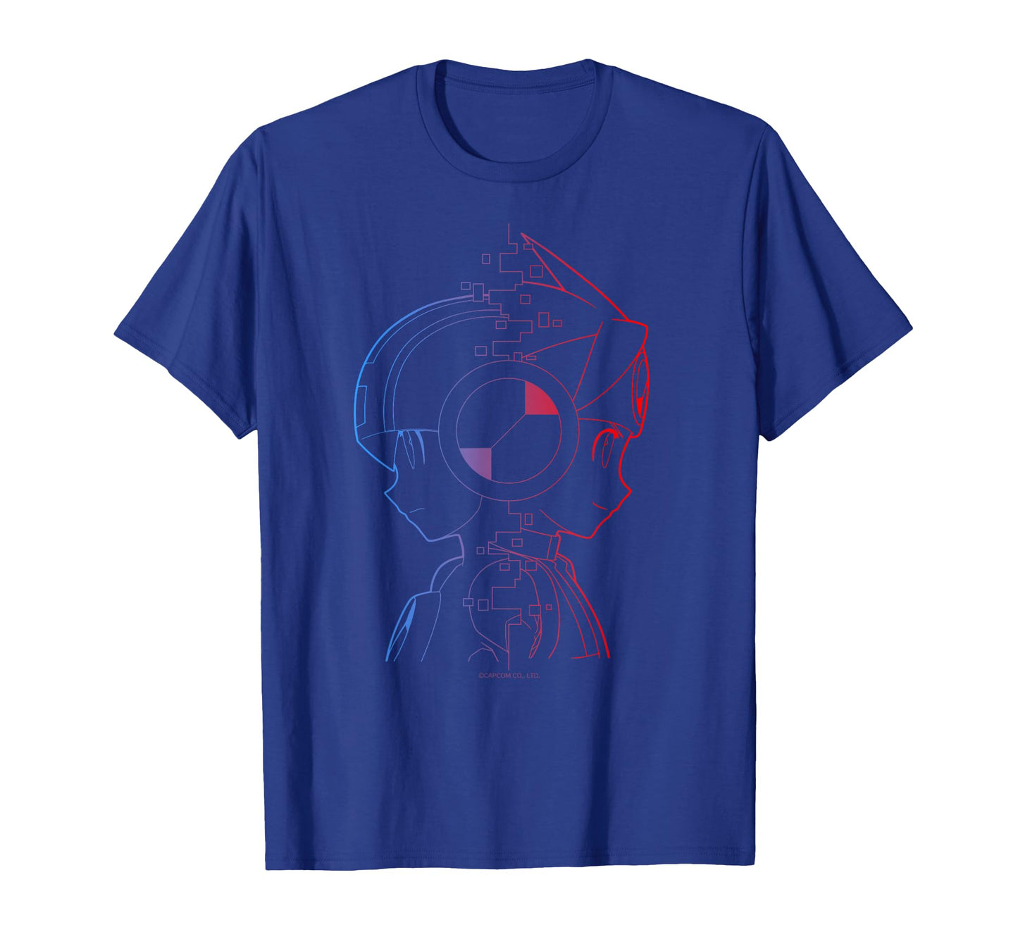 MEGA MAN BATTLE NETWORK MegaMan & Lan T-Shirt