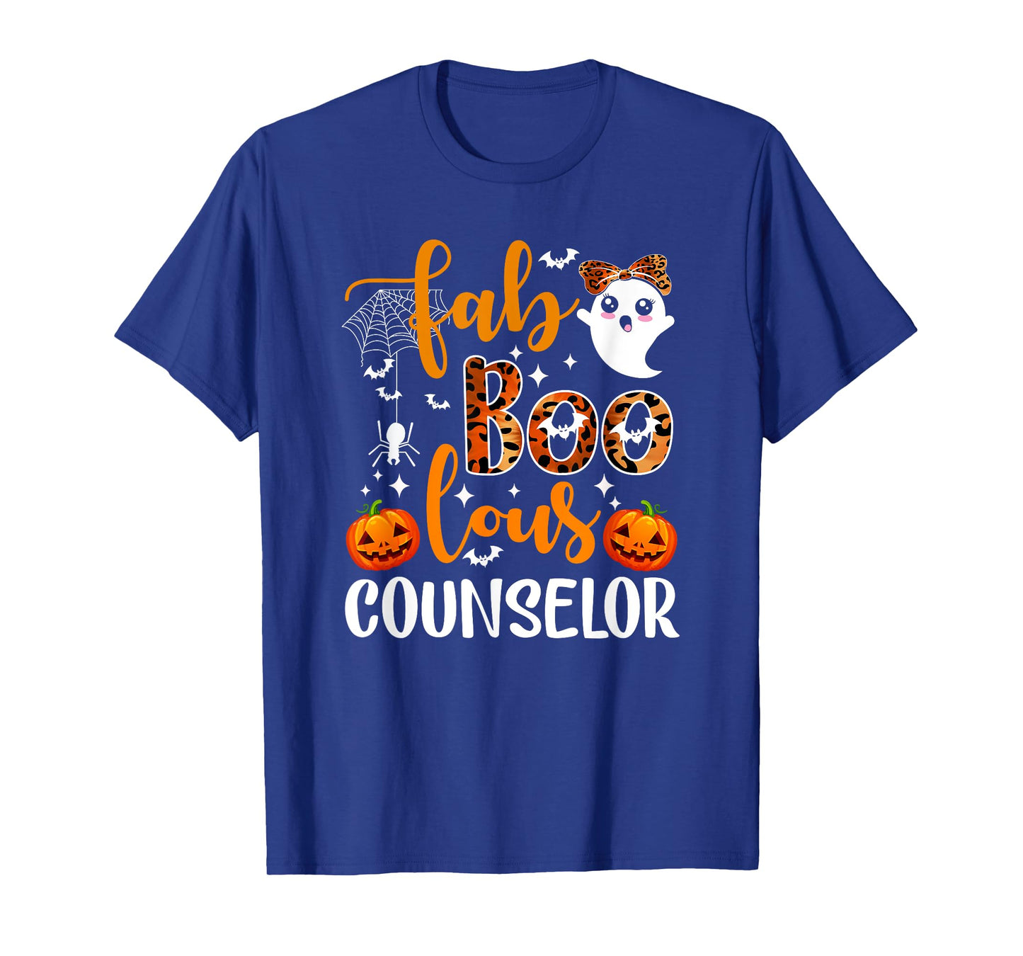 Cute Ghost Faboolous Counselor Funny Counselor Halloween T-Shirt