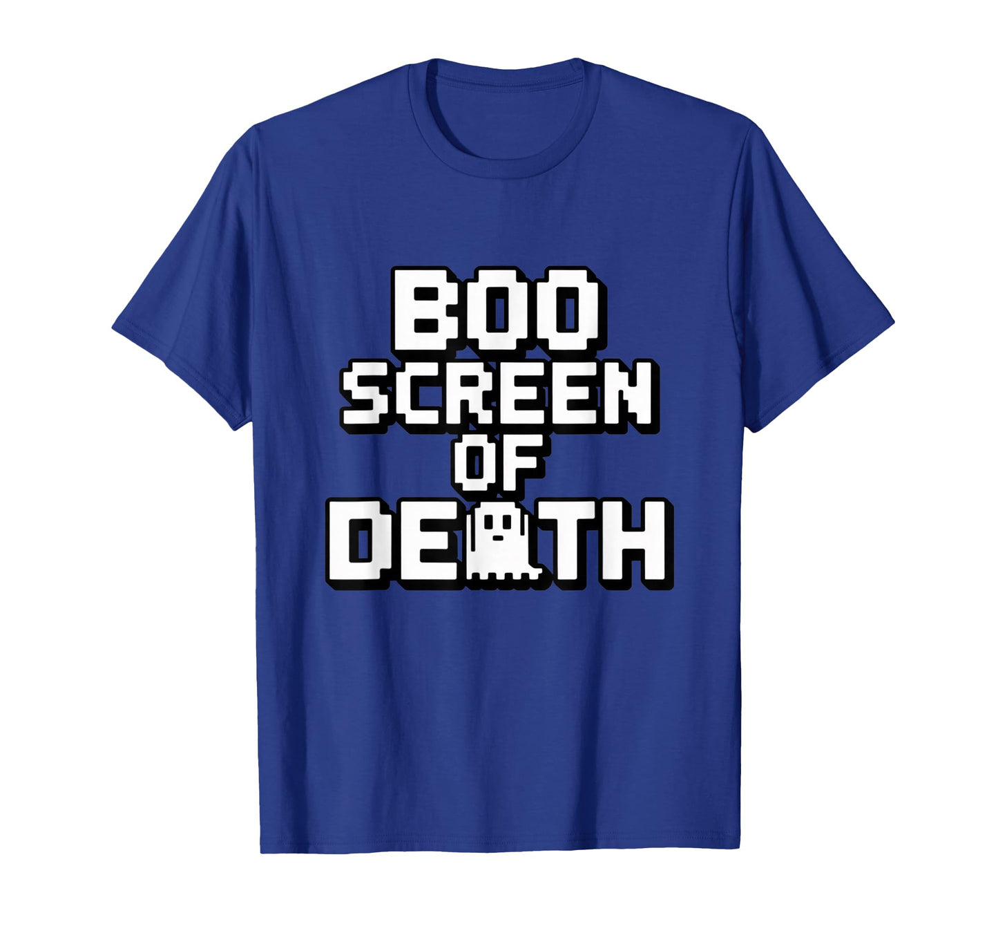 Boo Screen of Death Funny Halloween Costume Tech and Gamers T-Shirt