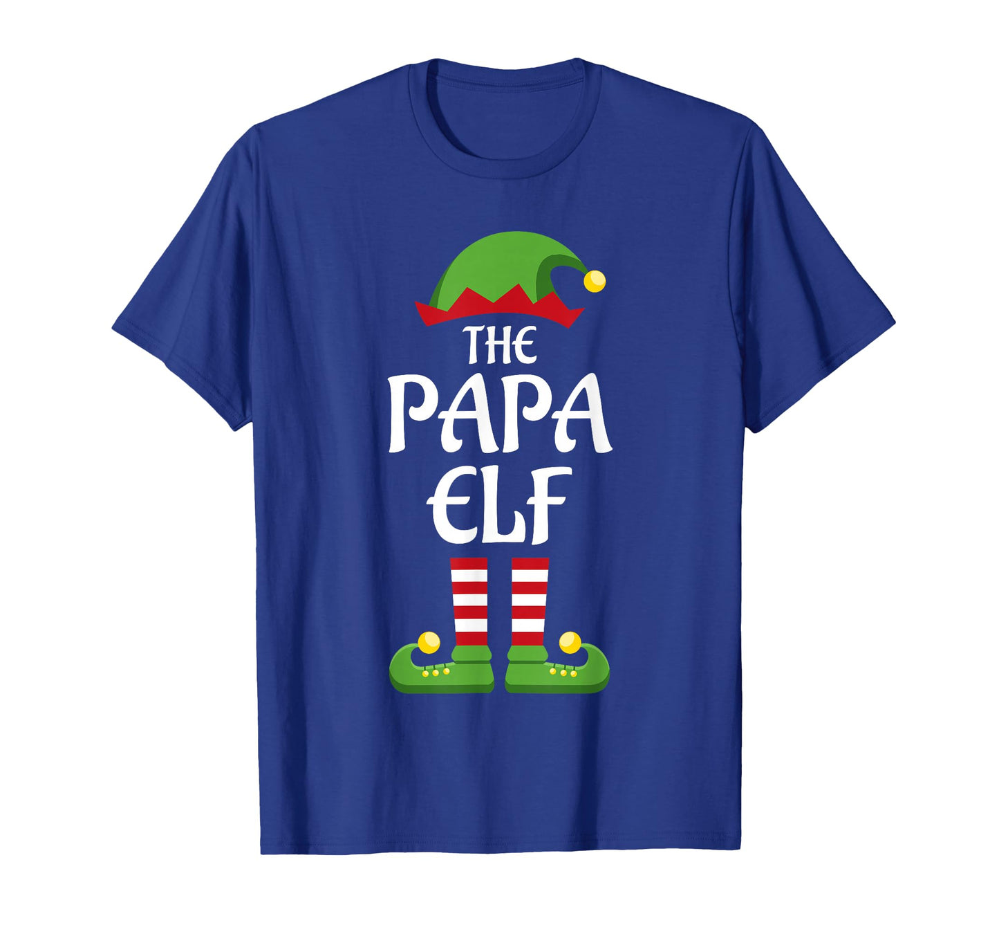 Papa Elf Family Matching Group Christmas Dad T-Shirt