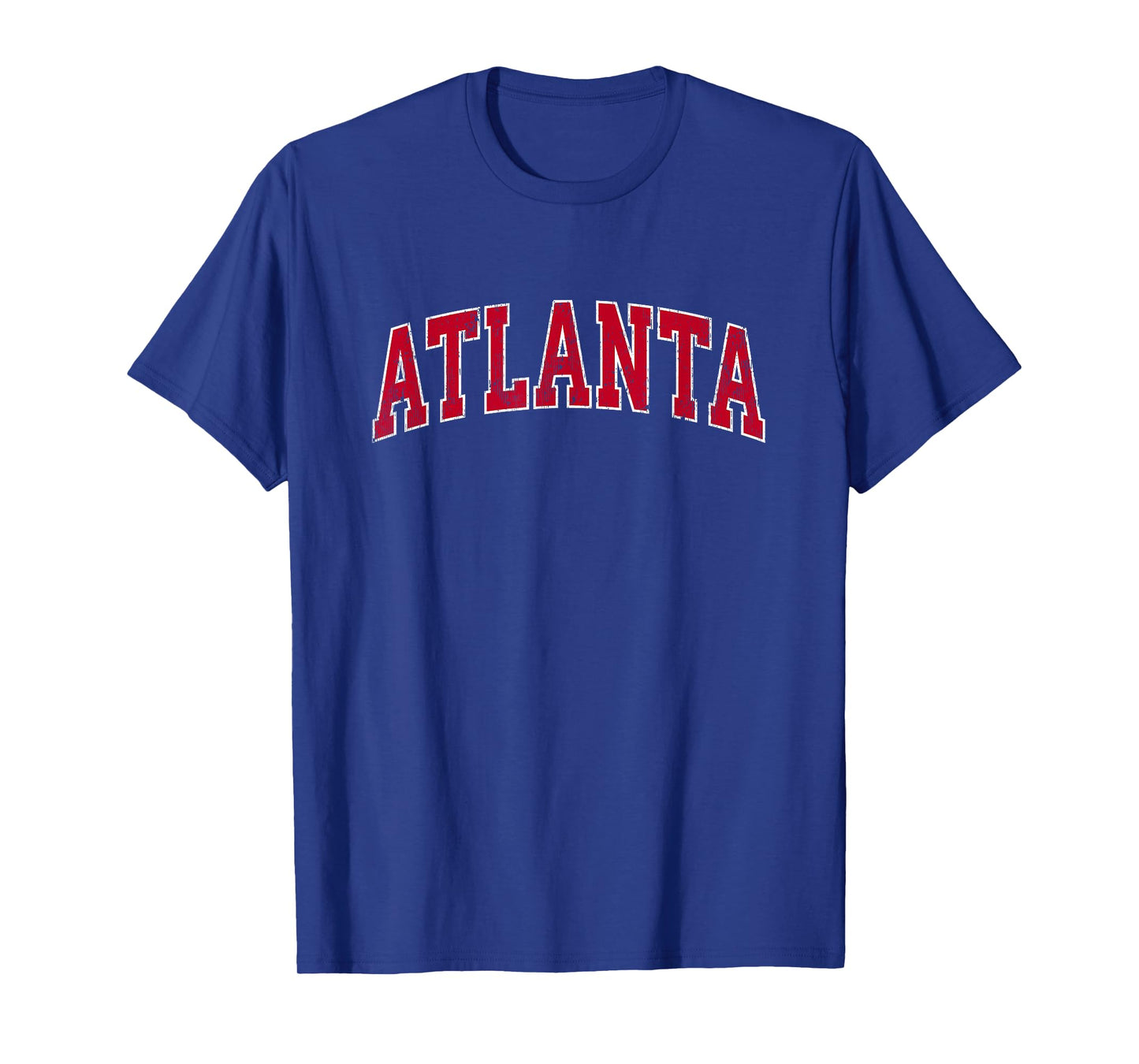 Atlanta Georgia GA Vintage Sports Design Red Design T-Shirt