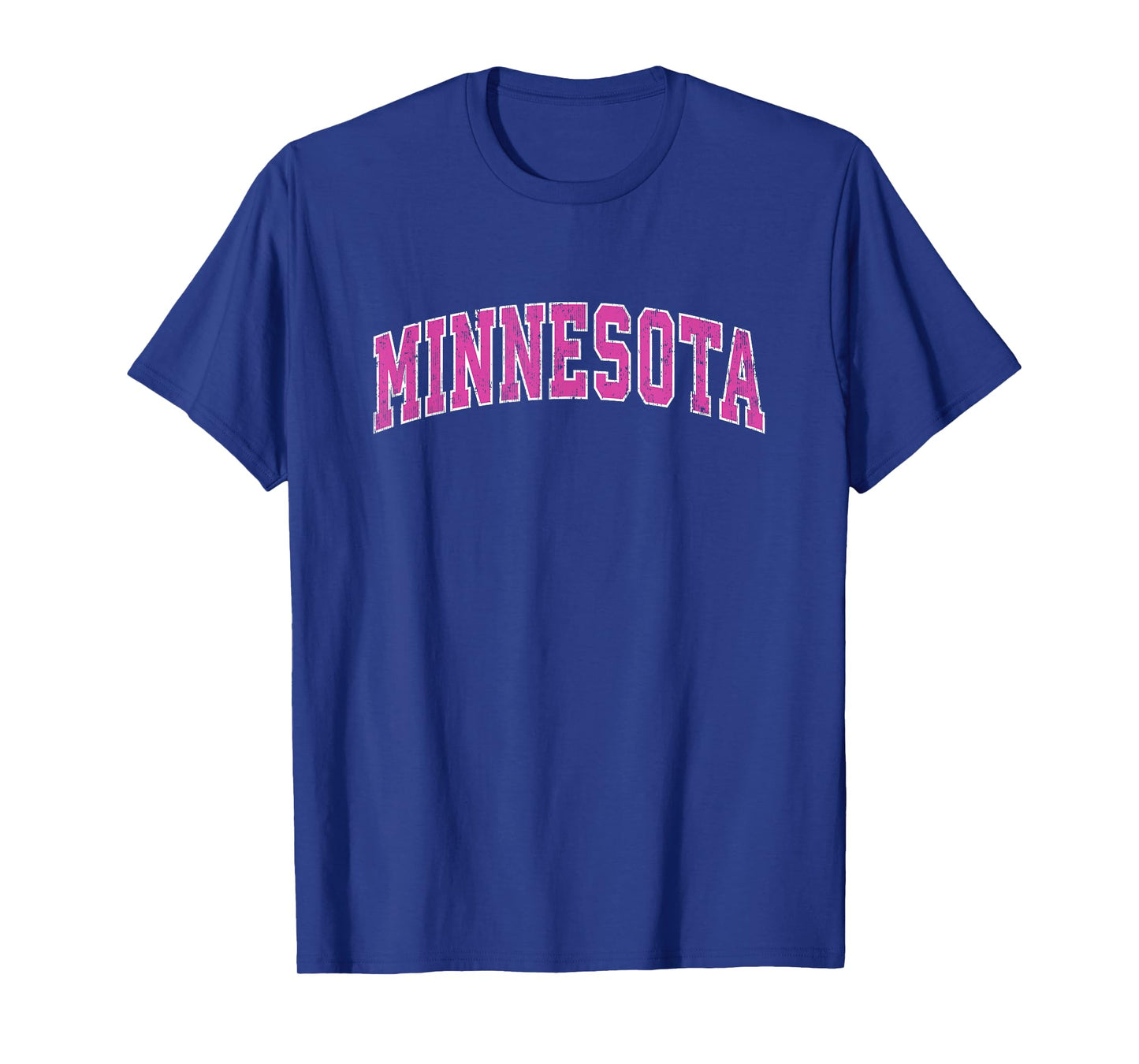 Minnesota MN Vintage Sports Design Pink Design T-Shirt
