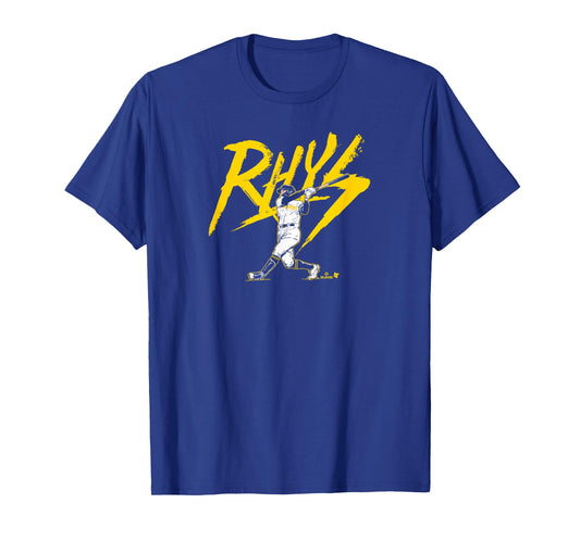 Rhys Hoskins - Rhys Lightning - Milwaukee Baseball T-Shirt