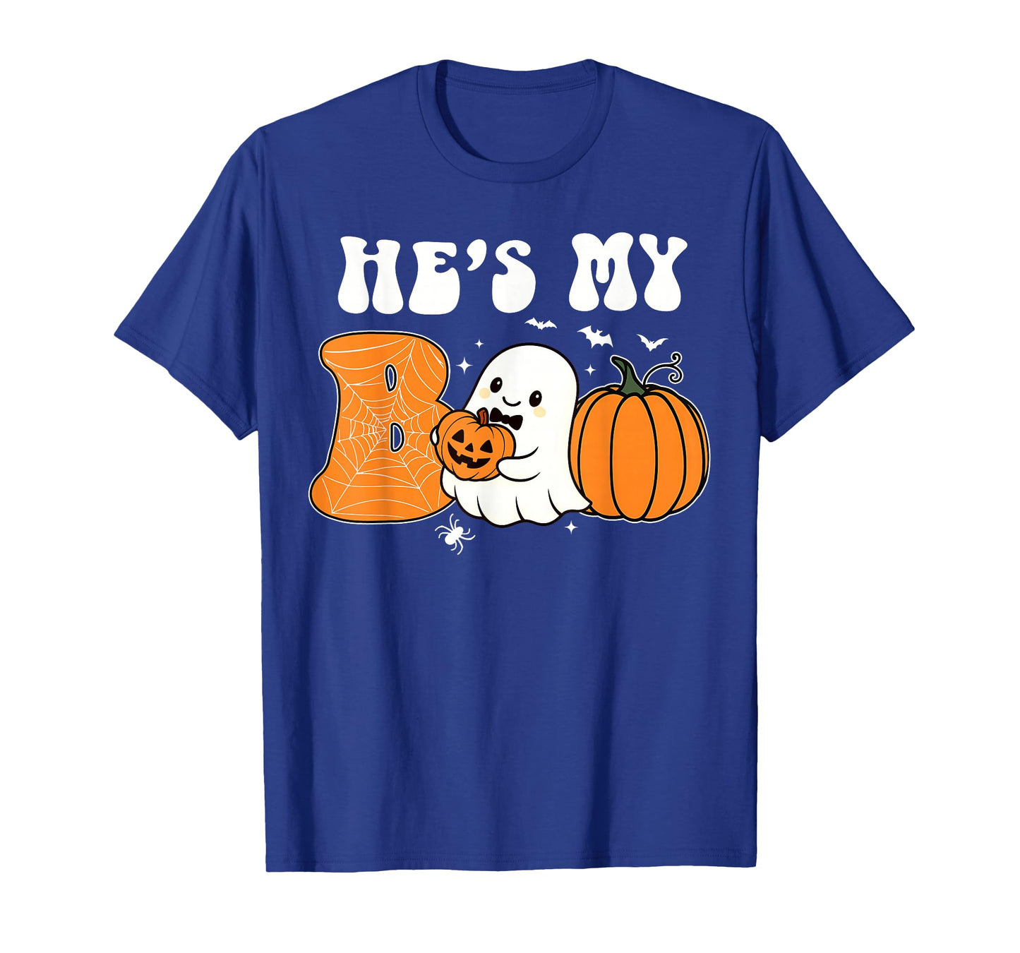 He's My Boo Funny Matching Halloween Couples She's My Boo T-Shirt