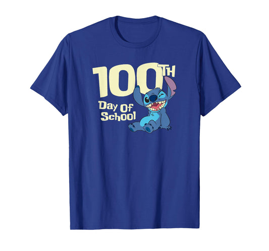 Disney Lilo & Stitch 100th Day of School Wink T-Shirt