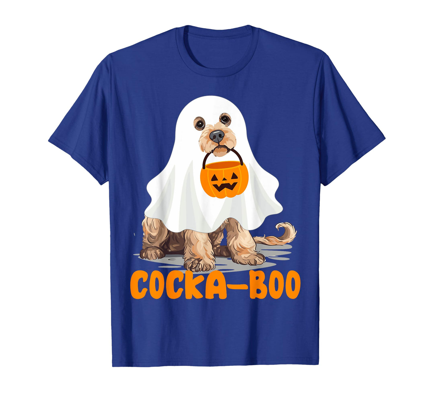 Cocka-boo Funny Boo Ghost Halloween Costume Cockapoo Lovers T-Shirt