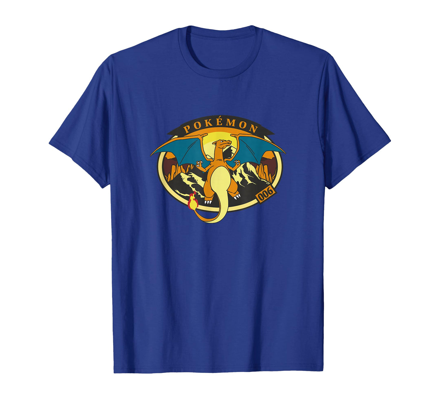 Pokémon Outdoor Adventures Charizard Mountain Volcano Badge T-Shirt