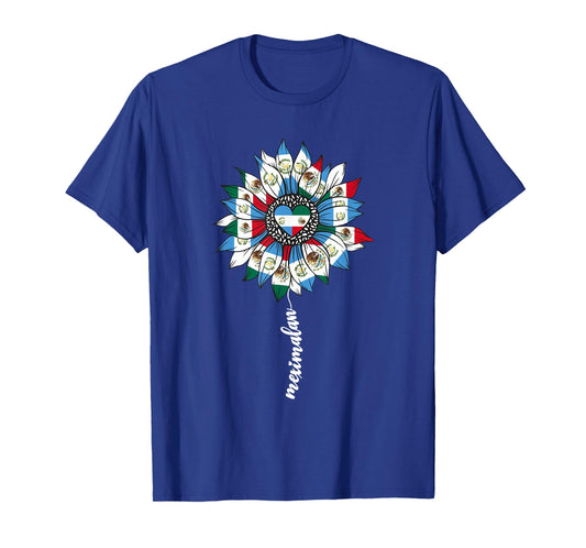 Half Mexican And Guatemalan Mexico Guatemala Flag Girl Women T-Shirt