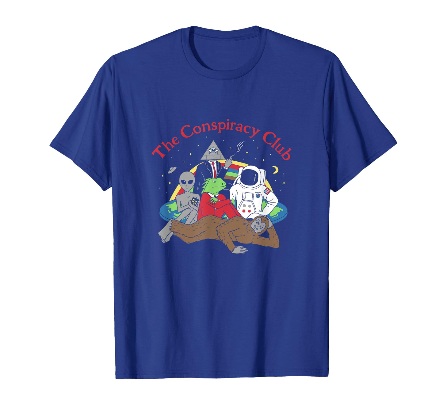 The Conspiracy Club Funny Parody T-Shirt
