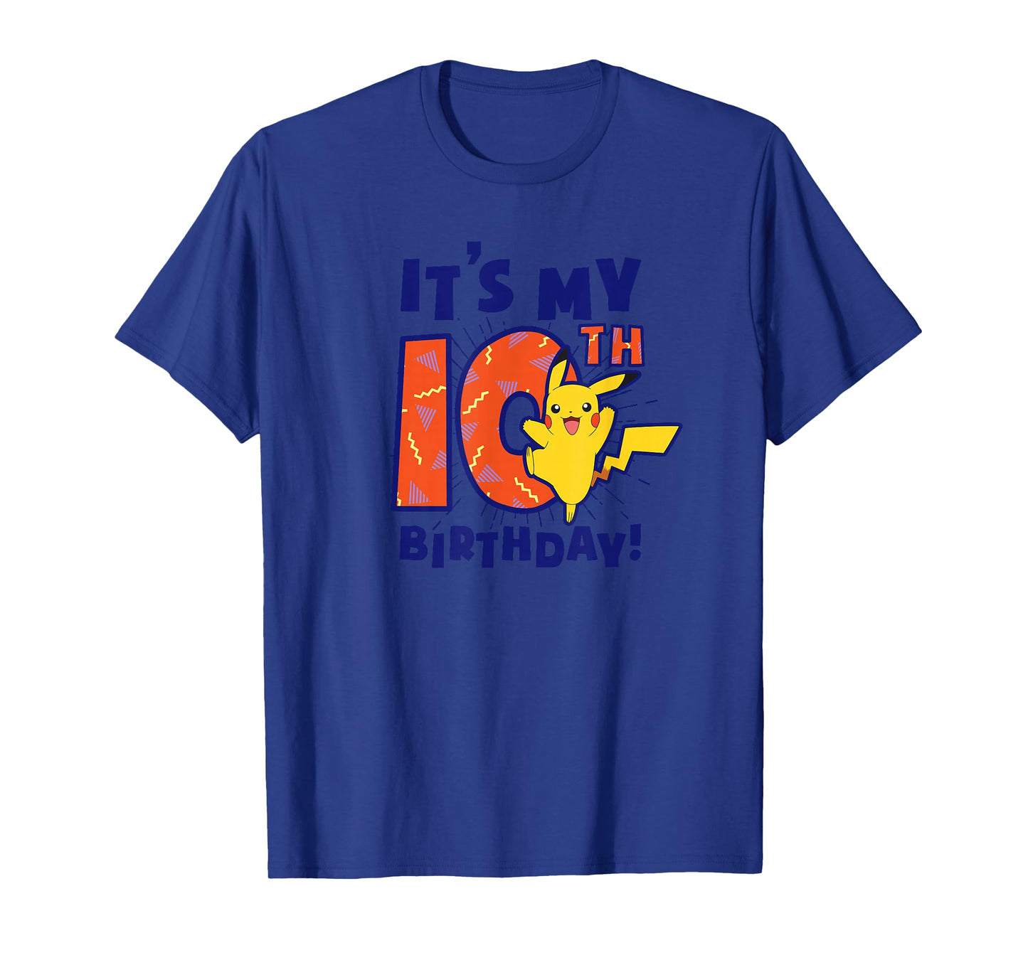 Pokémon Pikachu It's My 10th Birthday Awesome Celebration T-Shirt