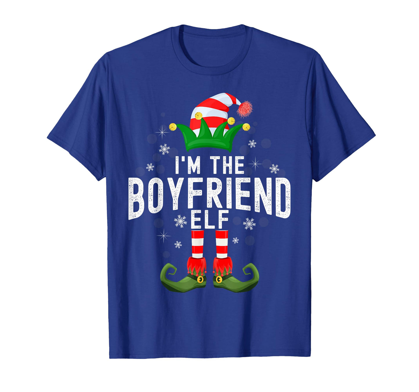 I'm The Boyfriend Elf Christmas Family PJS Costume T-Shirt