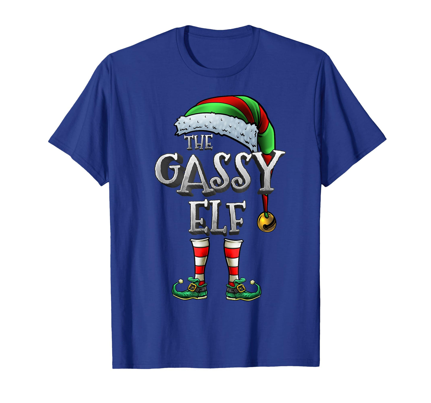 The Gassy Elf Shirt Matching Family Gassy Christmas Elf T-Shirt