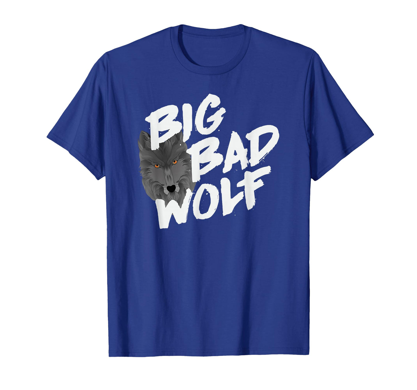 Big Bad Wolf T-shirt Wolf Face Funny Wolf Tee T-Shirt