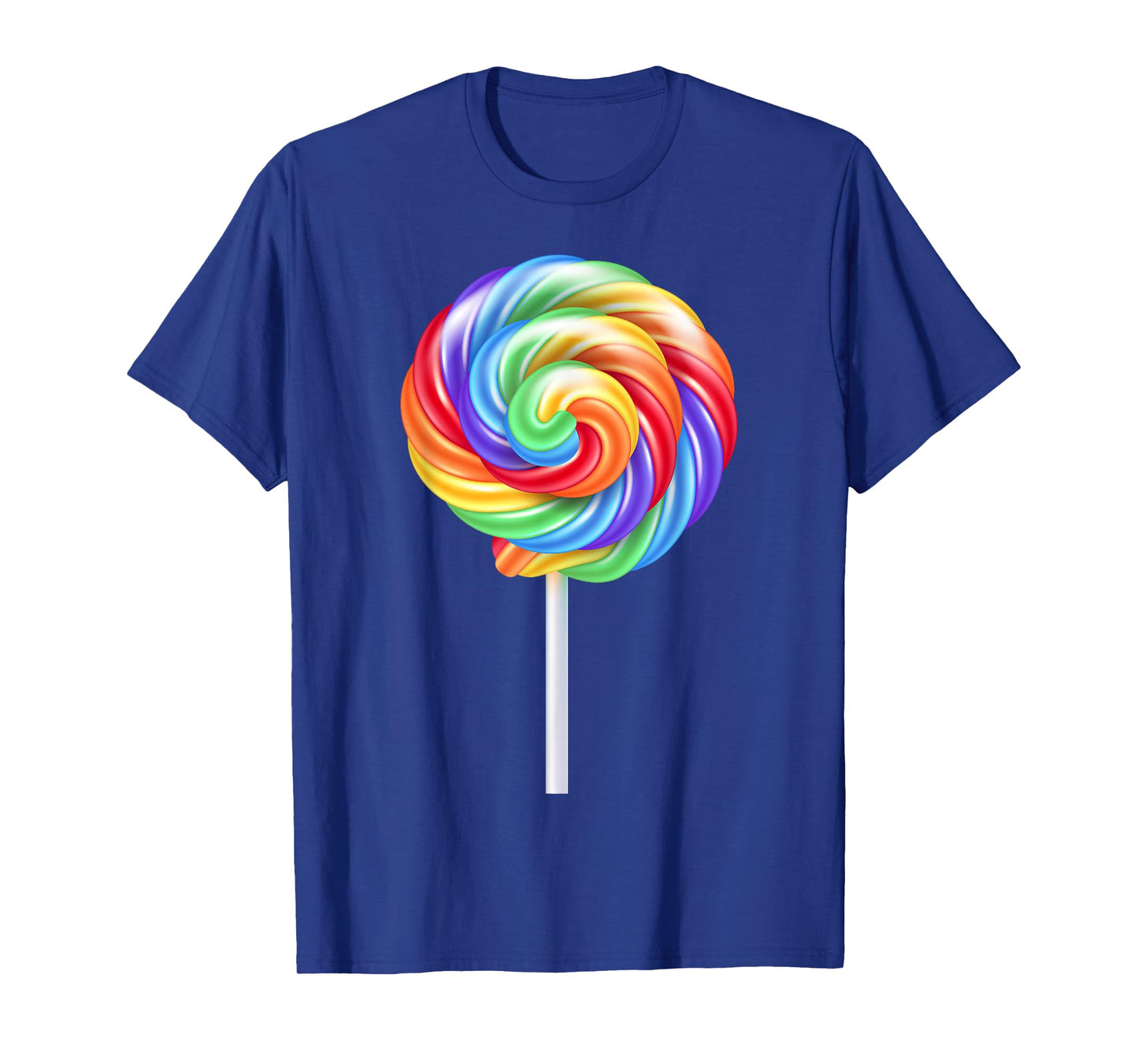 Lollipop Rainbow Sucker Candy Costume Halloween T-Shirt