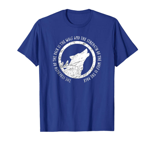 The Strength of the Pack is the Wolf Kindred Wolf Pack Squad T-Shirt