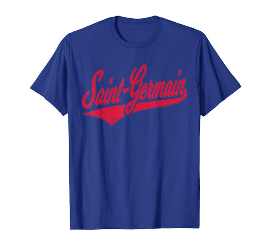 SAINT-GERMAIN VARSITY SCRIPT CLASSIC SPORT JERSEY T-Shirt