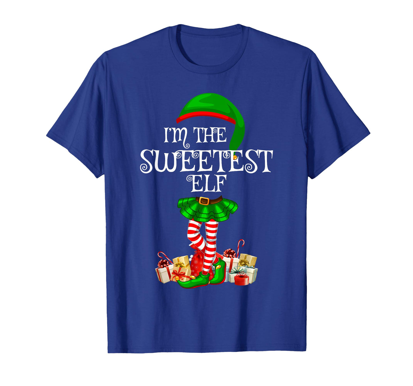 Matching Family Group I'm The Sweetest Elf Christmas T-Shirt