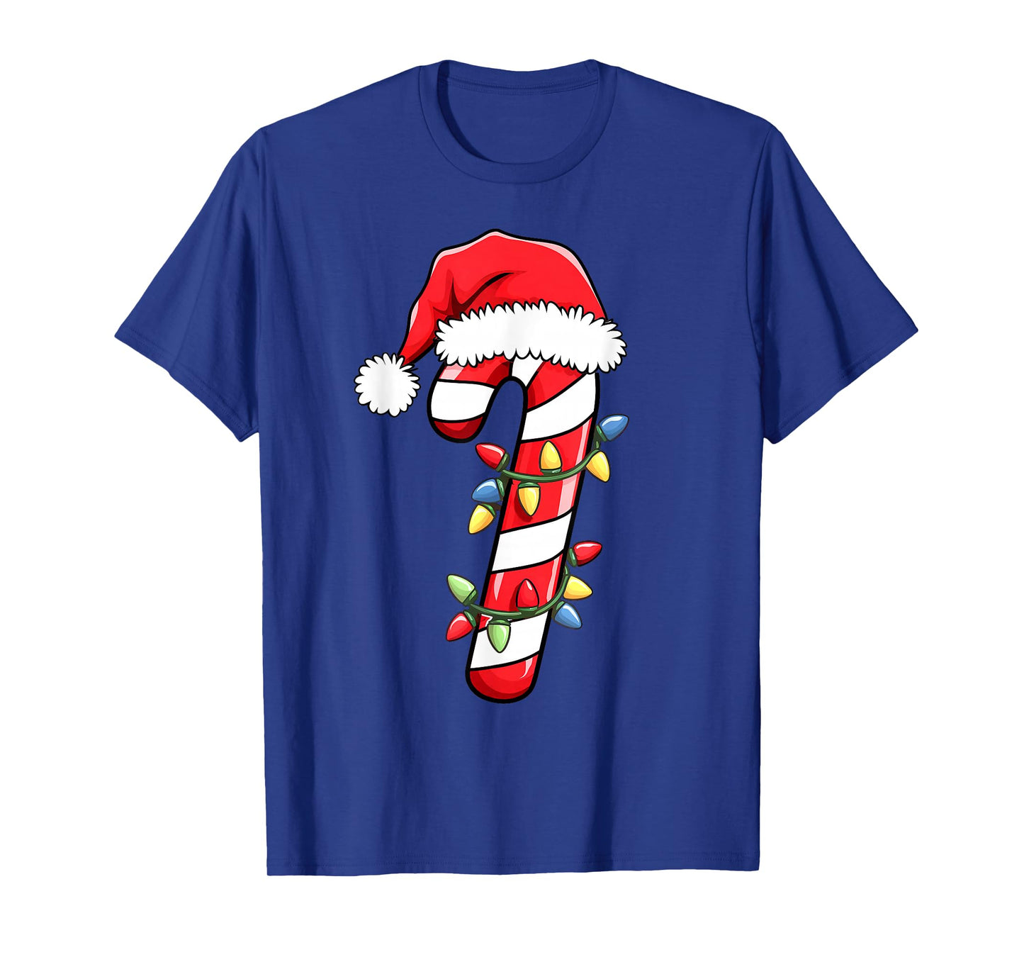 Christmas Candy Cane Santa Xmas Family Kid Toddler Women Men T-Shirt
