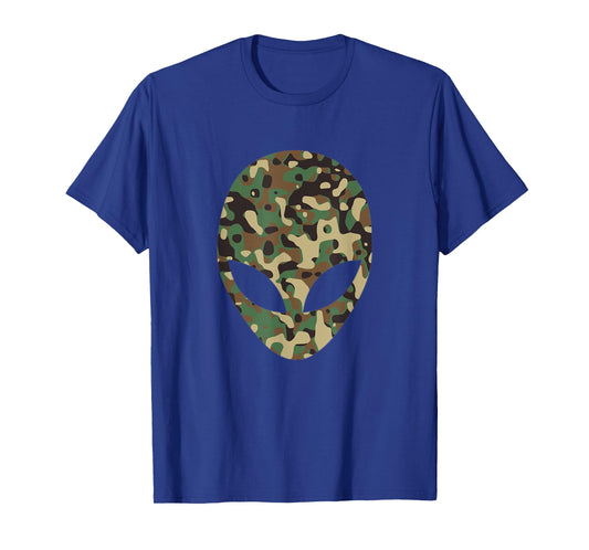 Alien Head Camouflage Alien T-Shirt