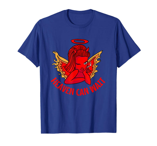 Heaven Can Wait Nu Goth Style Occult Punk Emo Satanic T-Shirt