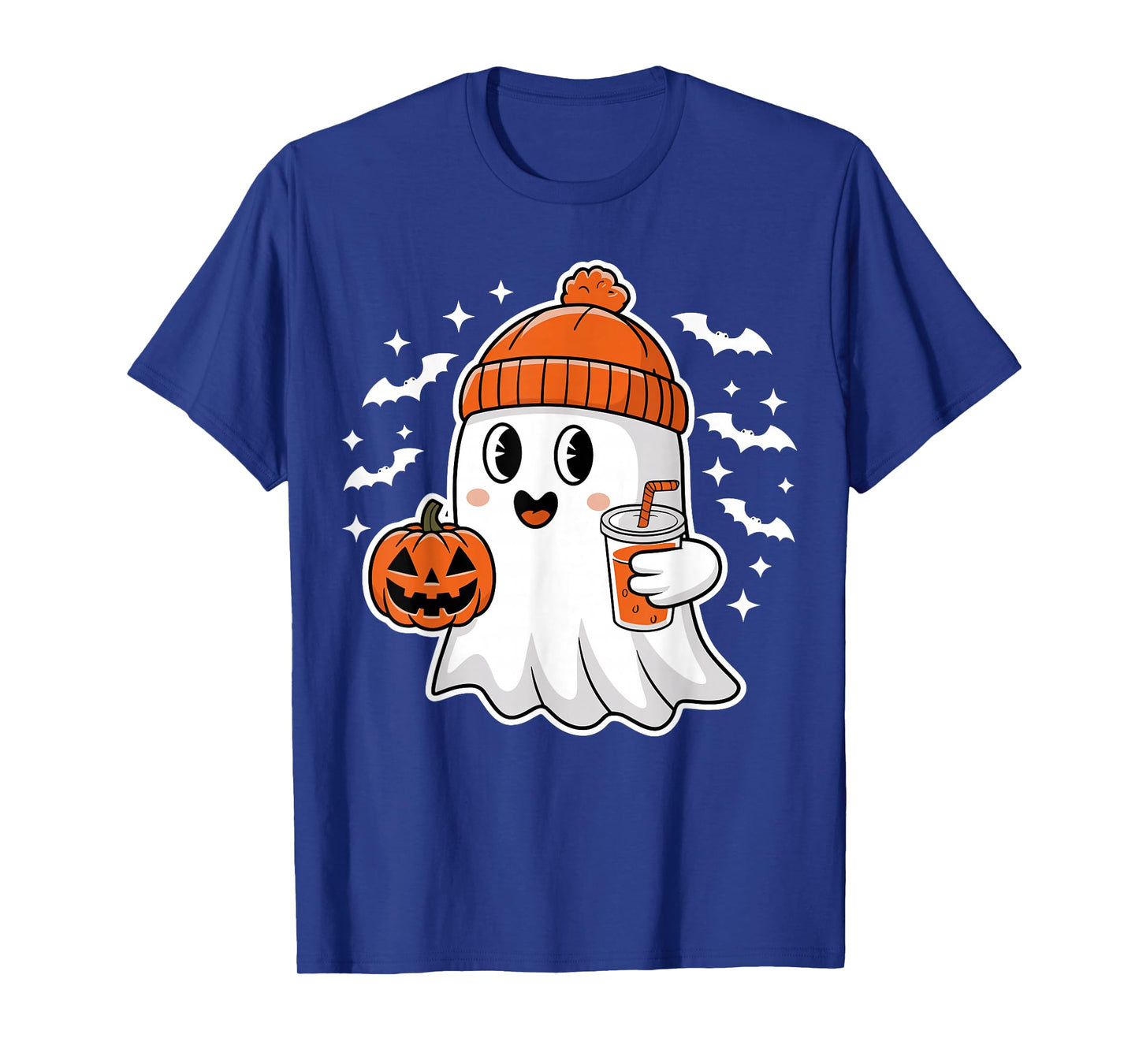 Halloween Ghost Drink Pumpkin T-Shirt