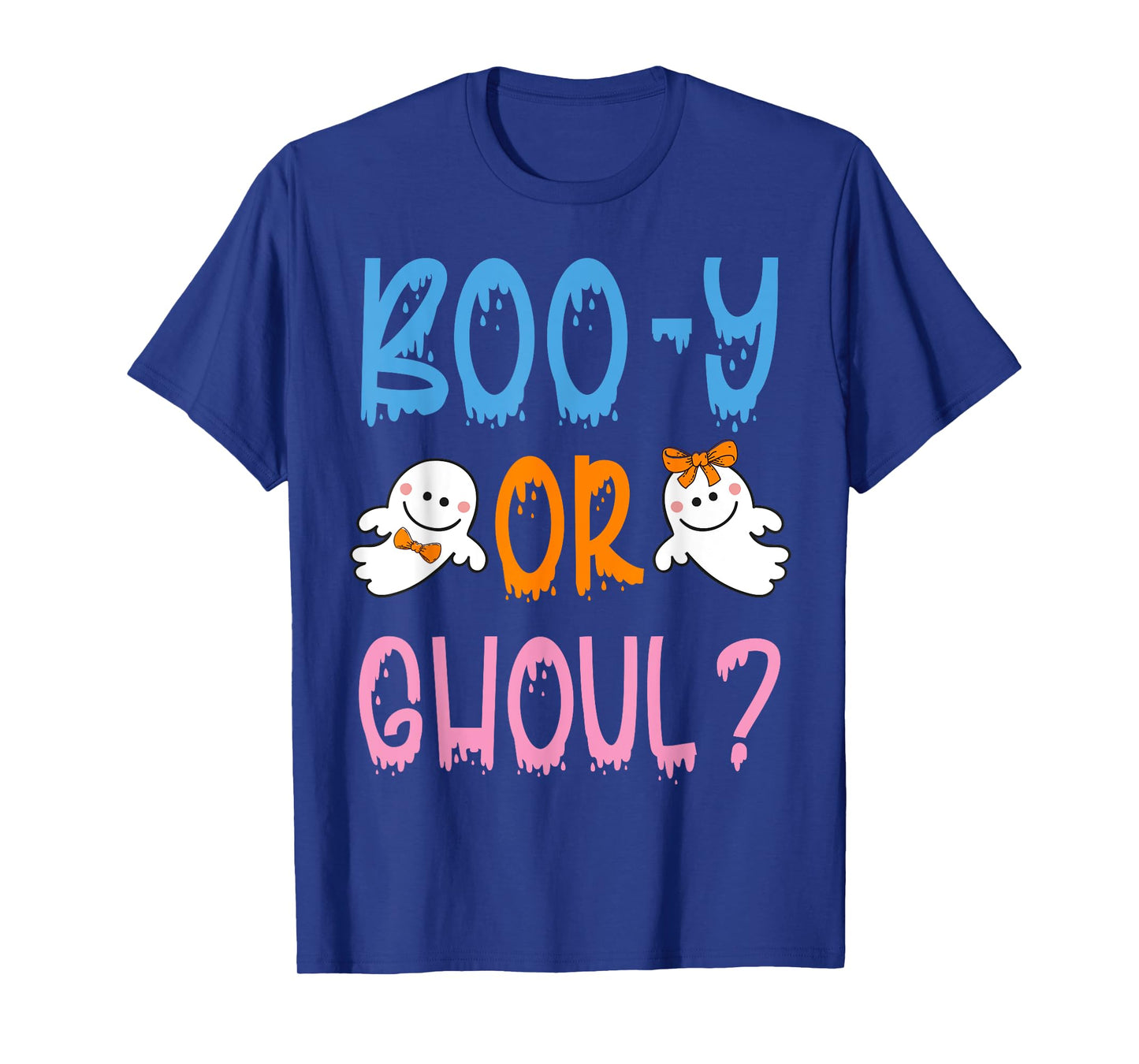 Boo-y or Ghoul? - Halloween Gender Reveal Design T-Shirt