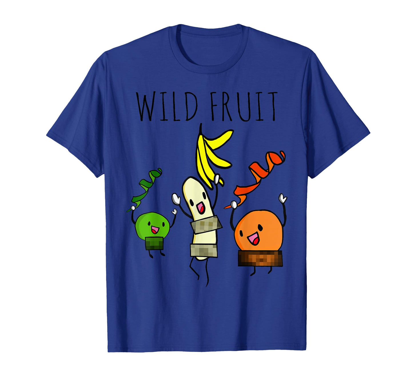 Wild Fruit Orange Lime and Banana Nude Stripper Funny Shirt