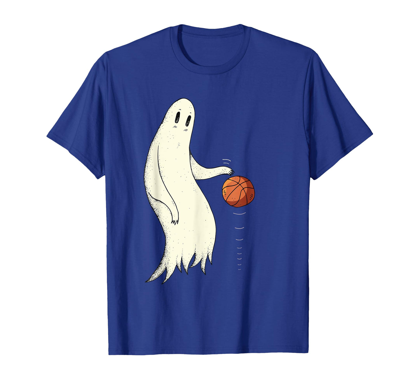 Funny Cool Ghost Dribbling Basketball - Halloween Basketball T-Shirt